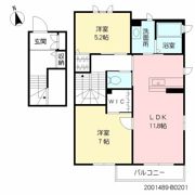F・フラッツ鳥栖 E棟の間取り画像