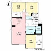 Aristio towaの間取り画像