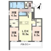 リリーフィアの間取り画像