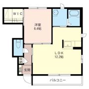 ラ・ボンヌ・メゾン B棟の間取り画像