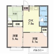 クレ－ルメゾン Sの間取り画像