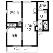 ハイツこぐれII棟の間取り画像