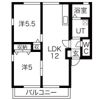 ハイツこぐれII棟の間取り画像