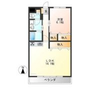 メゾンソレールの間取り画像