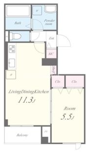 アーク アコルト アヤセの間取り画像