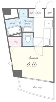 小室マンションの間取り画像
