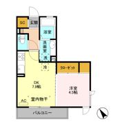 グランポワール 住居の間取り画像