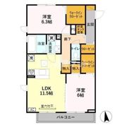 D-Room幸町の間取り画像