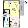 D-ROOM平井A棟の間取り画像