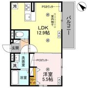 D-ROOM平井A棟の間取り画像