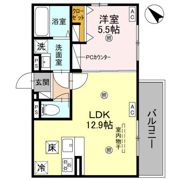 D-ROOM平井B棟の間取り画像