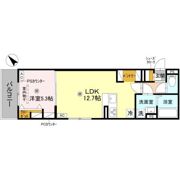 D-ROOM平井B棟の間取り画像