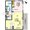 D-ROOM平井B棟の間取り画像