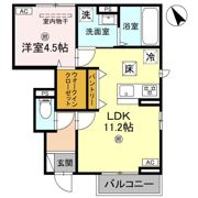 claria萩（ｸﾗﾘｱ）の間取り画像