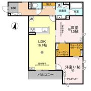 ロンジェヴィータの間取り画像