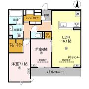 ロンジェヴィータの間取り画像