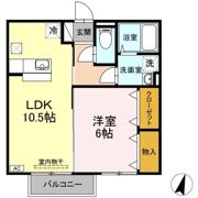 フラワー A棟の間取り画像