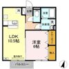 フラワー A棟の間取り画像
