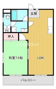 玉井エレガントマンションの間取り画像