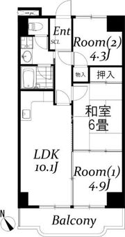 シュターンハイム第2の間取り画像
