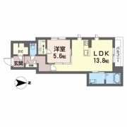 シャーメゾン黒田の間取り画像