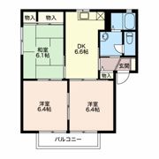 ディアステージAの間取り画像