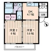 フジパレスA棟の間取り画像