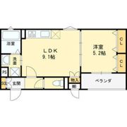 グランディール豊川の間取り画像