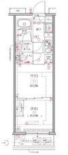 クレイシアIDZ川崎の間取り画像