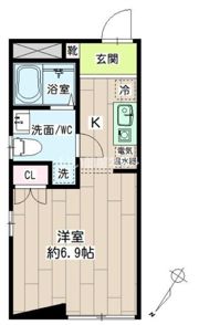 レガリア鶴見中央の間取り画像