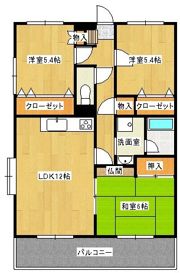 ビューテラス那珂川の間取り画像