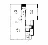 パティオ桜木の間取り画像