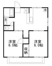 アスモ美しが丘B棟の間取り画像