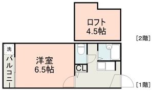 ウイングス1番館の間取り画像