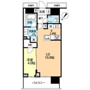 Brillia Tower西新の間取り画像