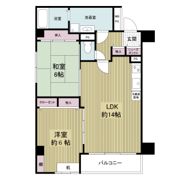 フォレステージュ天神の間取り画像