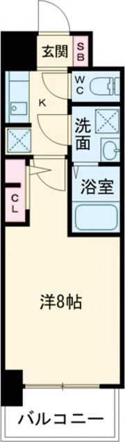 S-RESIDENCE堺市駅前の間取り画像