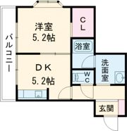 叶マンションの間取り画像