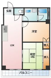 メゾン・ヴァンベールの間取り画像