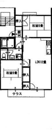 瀬戸ハイツBの間取り画像