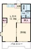 フラッツ 藤の間取り画像