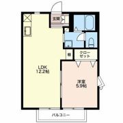 ソシア城下Bの間取り画像