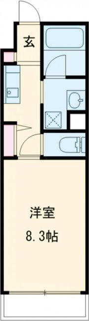 ハンズレジデンス二条の間取り画像