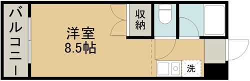 モンパレ渡鹿 A棟の間取り画像