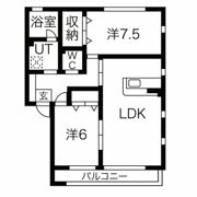 コートハウスディア・アーバンの間取り画像