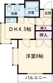 スカイプラザ下関の間取り画像