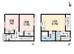 オハナの間取り画像