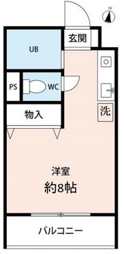 ジュネパレス松戸第2の間取り画像
