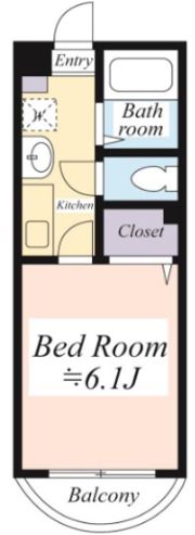 コスモハイツの間取り画像