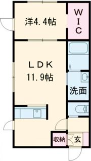 LEAVESの間取り画像